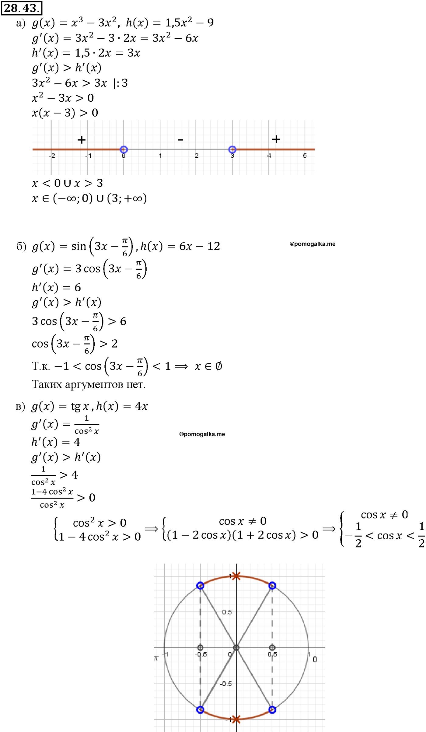 задача №28.43 алгебра 10-11 класс Мордкович