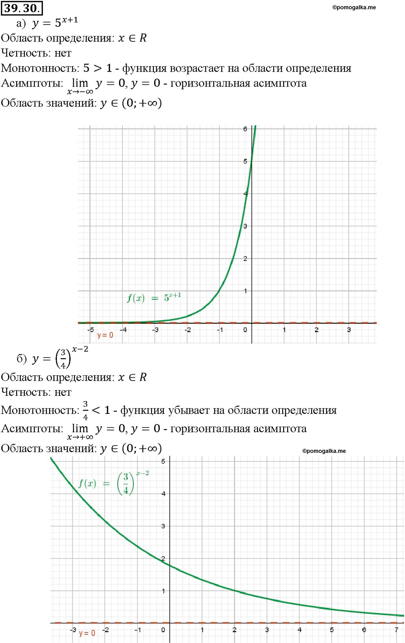 задача №39.30 алгебра 10-11 класс Мордкович