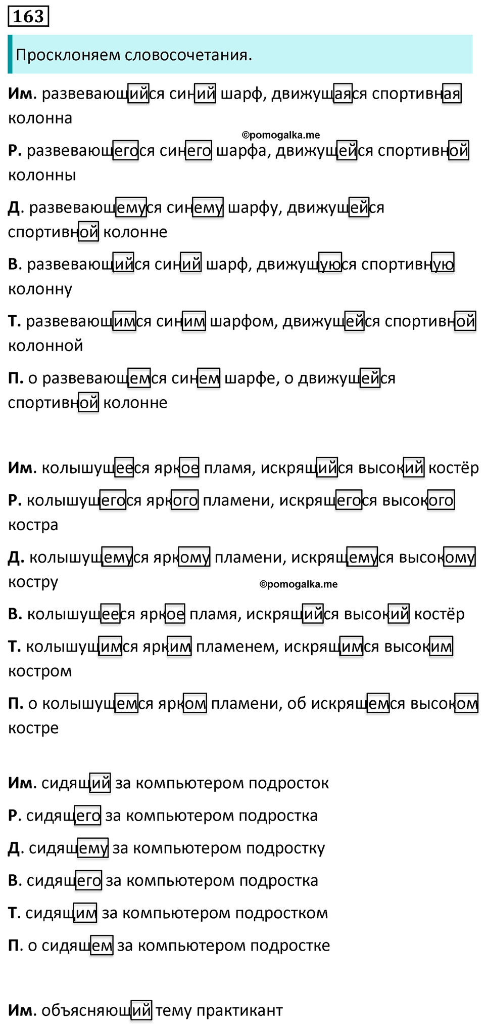 страница 93 упражнение 163 русский язык 7 класс Баранов, Ладыженская 2023 год