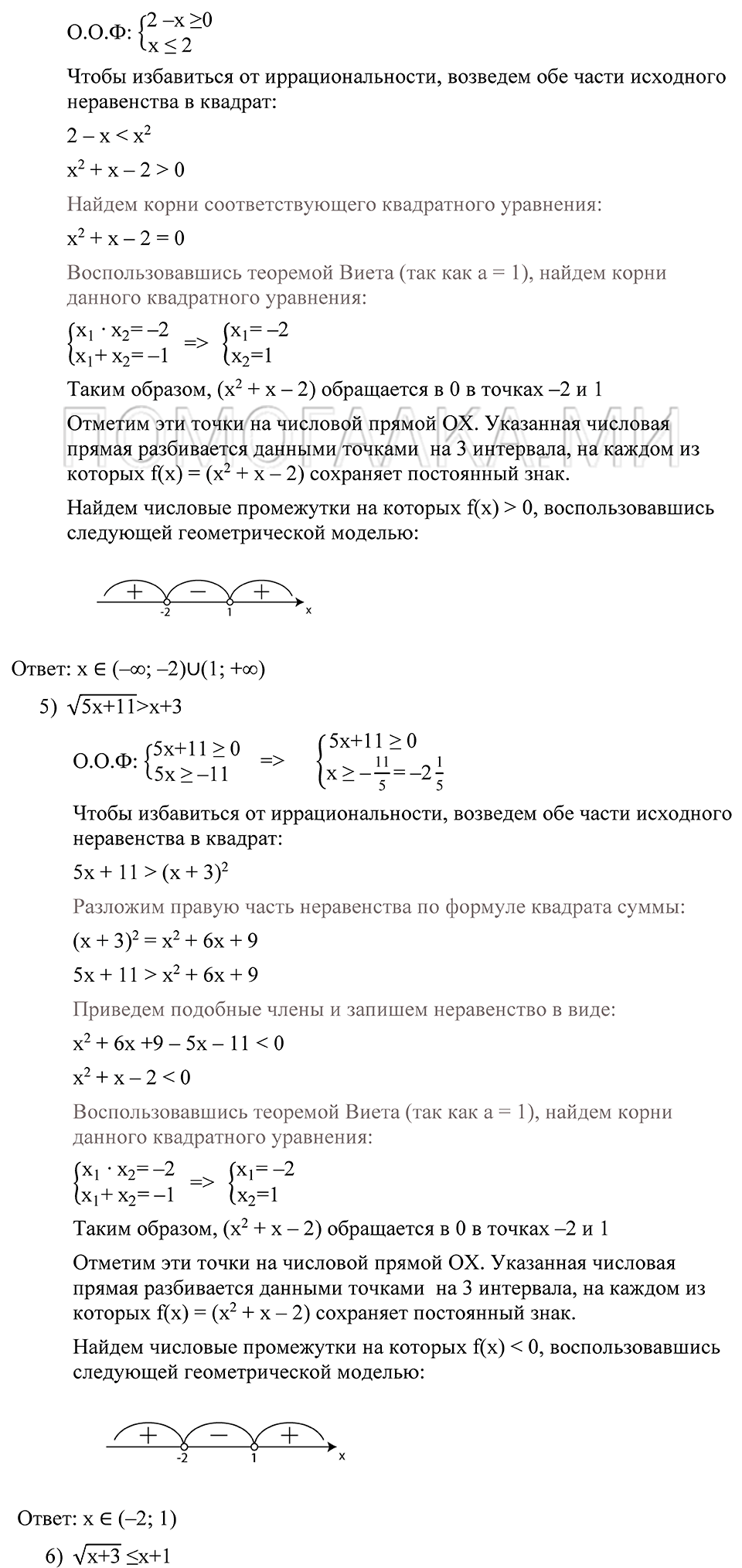 страница 86 номер 206 алгебра 9 класс Алимов 2013 год