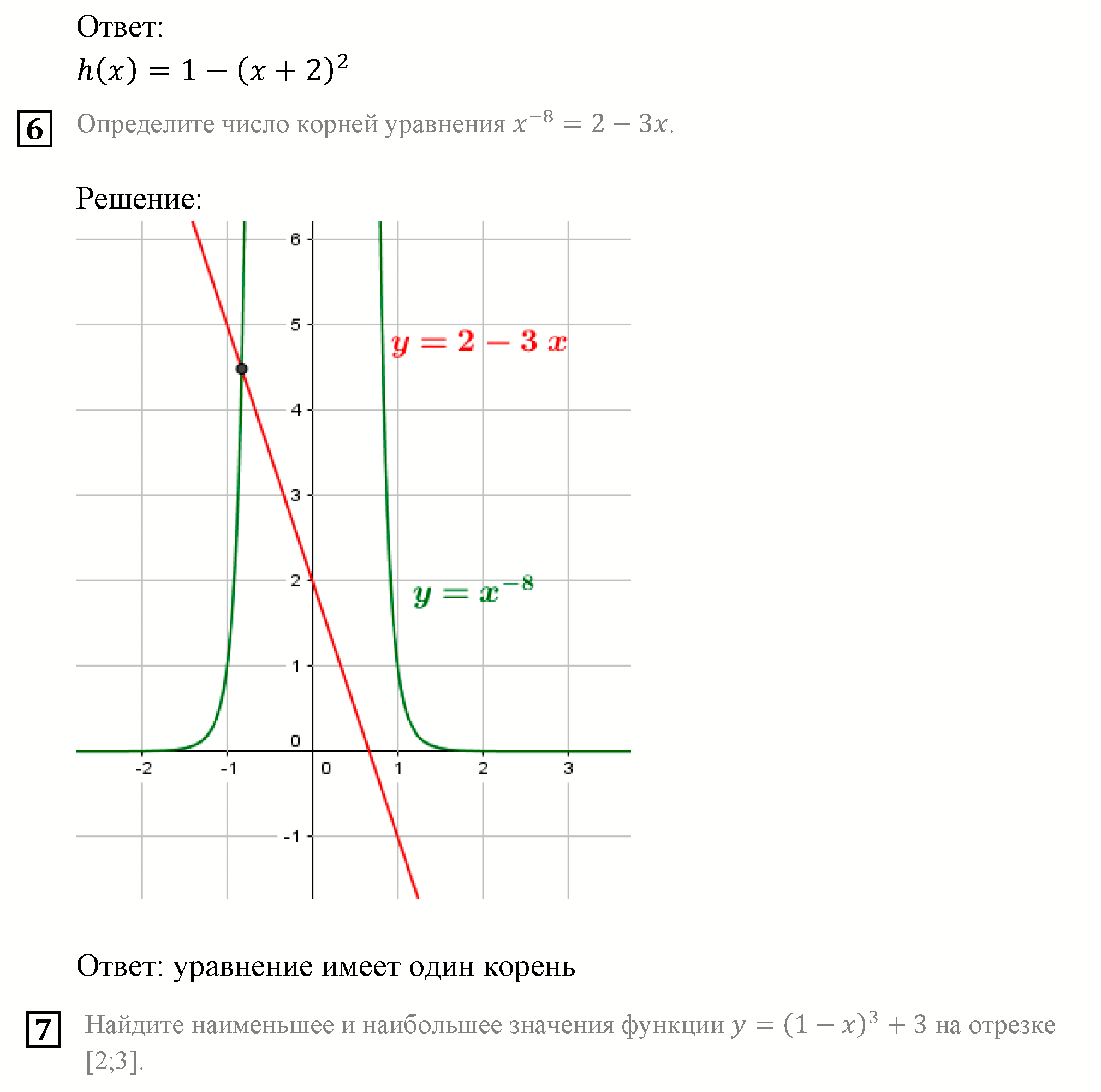 Домашняя контрольная работа 3 Вариант №2 алгебра 9 класс Мордкович