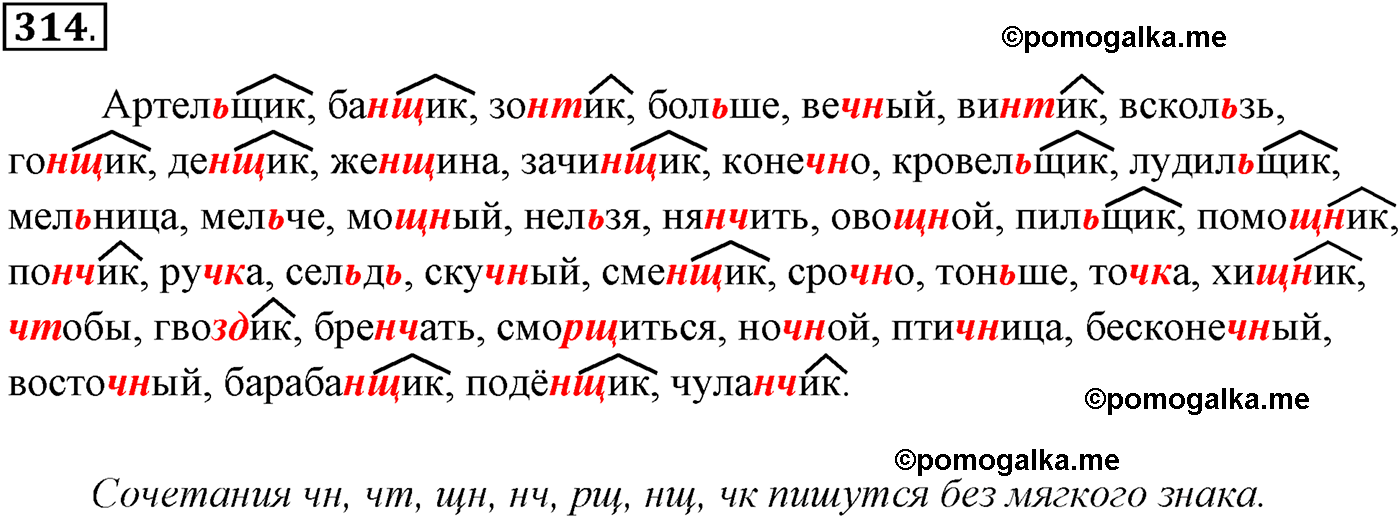упражнение №314 русский язык 10-11 класс Власенков