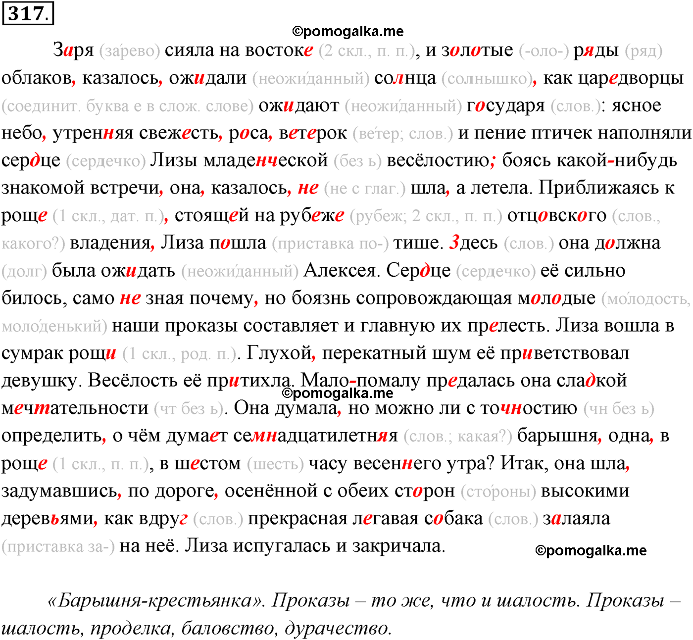 упражнение №317 русский язык 10-11 класс Власенков