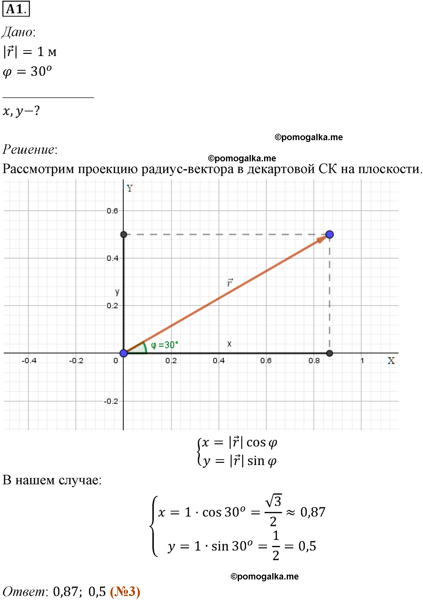 параграф №2 задание ЕГЭ A1 физика 10 класс Микишев
