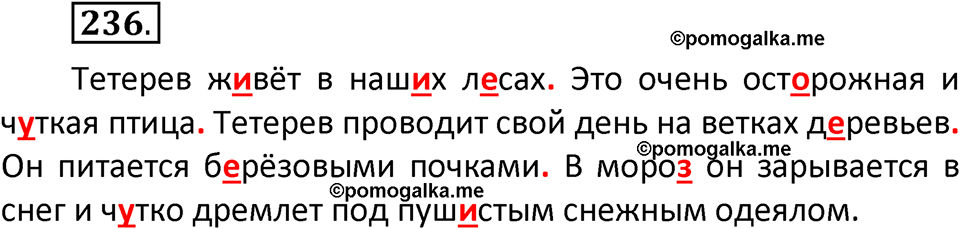 часть 2 страница 135 упражнение 236 русский язык 2 класс Климанова 2023 год