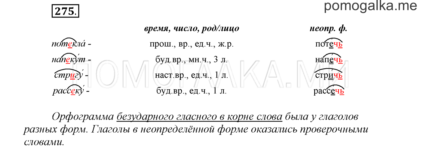 страница 105 упражнение 275 русский язык 3 класс соловейчик 1 часть 2019 год