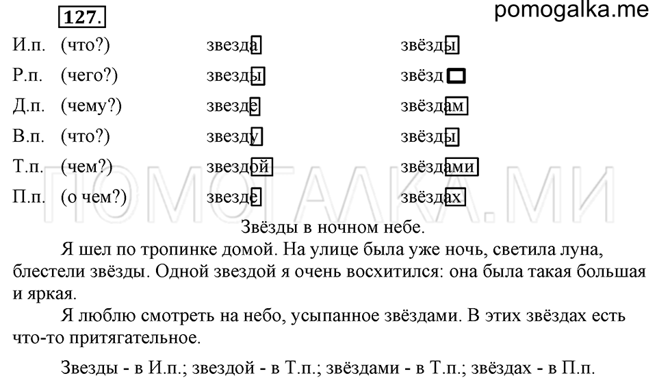 часть 1 упражнение 127 страница 115 русский язык 4 класс Бунеев, Бунеева, Пронина