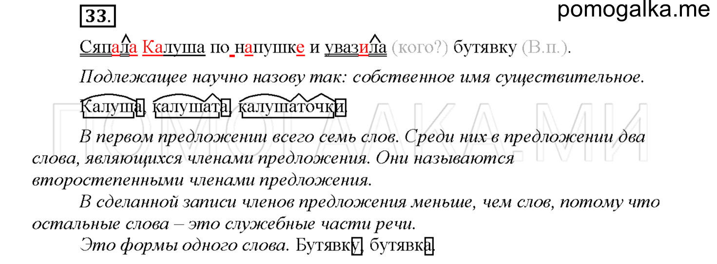 часть 1 страница 16 упражнение 33 русский язык 4 класс Соловейчик 2018