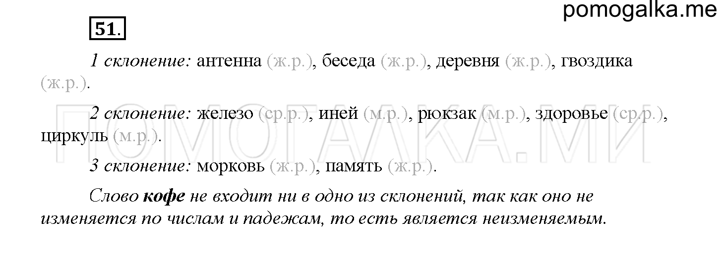 Часть 2 страница 23 Упражнение 51 русский язык 4 класс Желтовская 2013 год