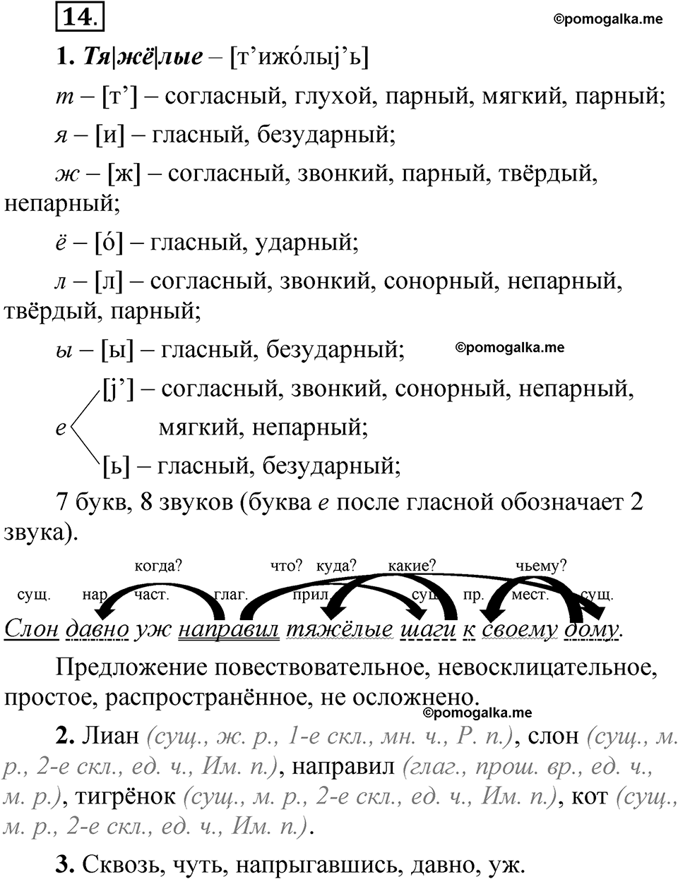 страница 10 упражнение 14 русский язык 5 класс Быстрова, Кибирева 2 часть 2021 год