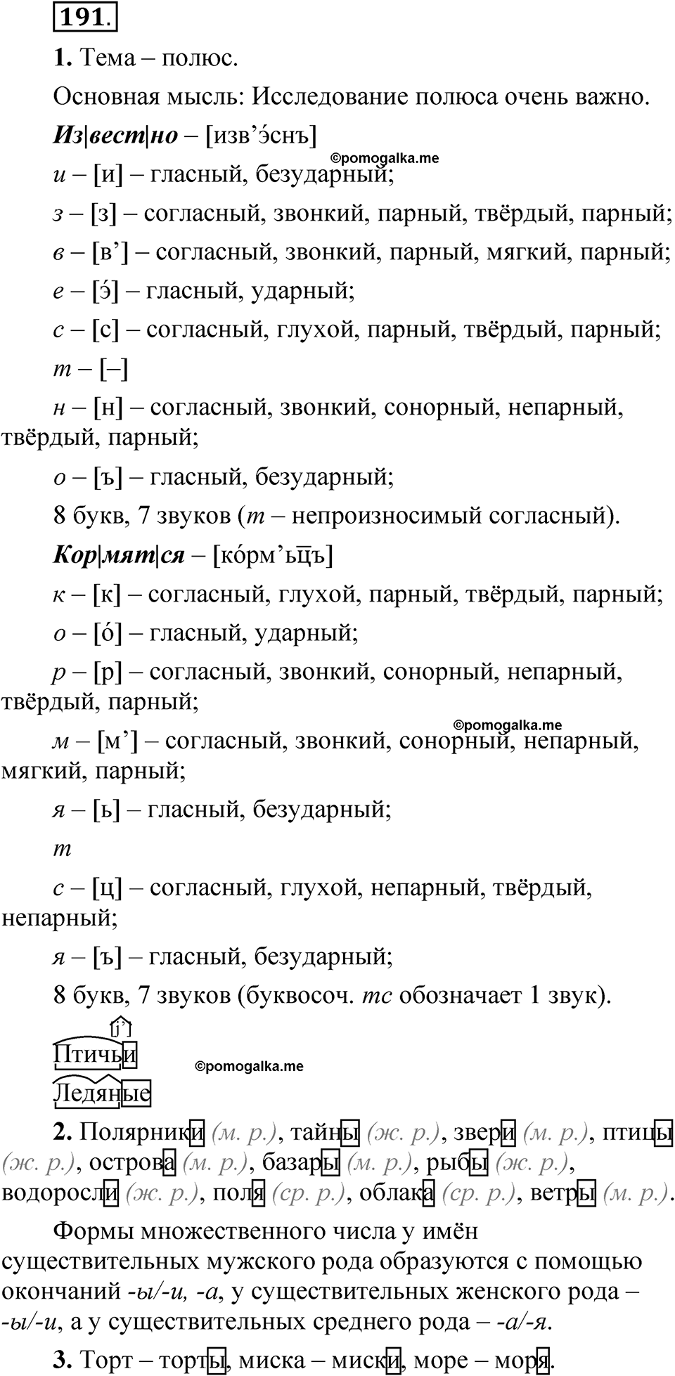 страница 133 упражнение 191 русский язык 5 класс Быстрова, Кибирева 2 часть 2021 год