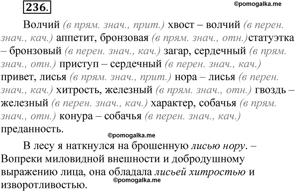 страница 167 упражнение 236 русский язык 5 класс Быстрова, Кибирева 2 часть 2021 год