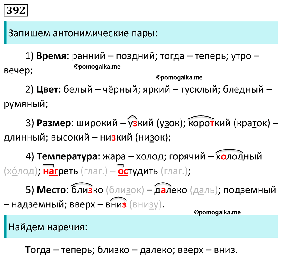 упражнение 392 русский язык 5 класс Ладыженская, Баранов, Тростенцова, Григорян 2020 год