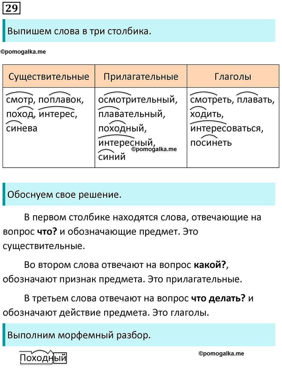 упражнение 29 русский язык 5 класс Ладыженская, Баранов 2023 год