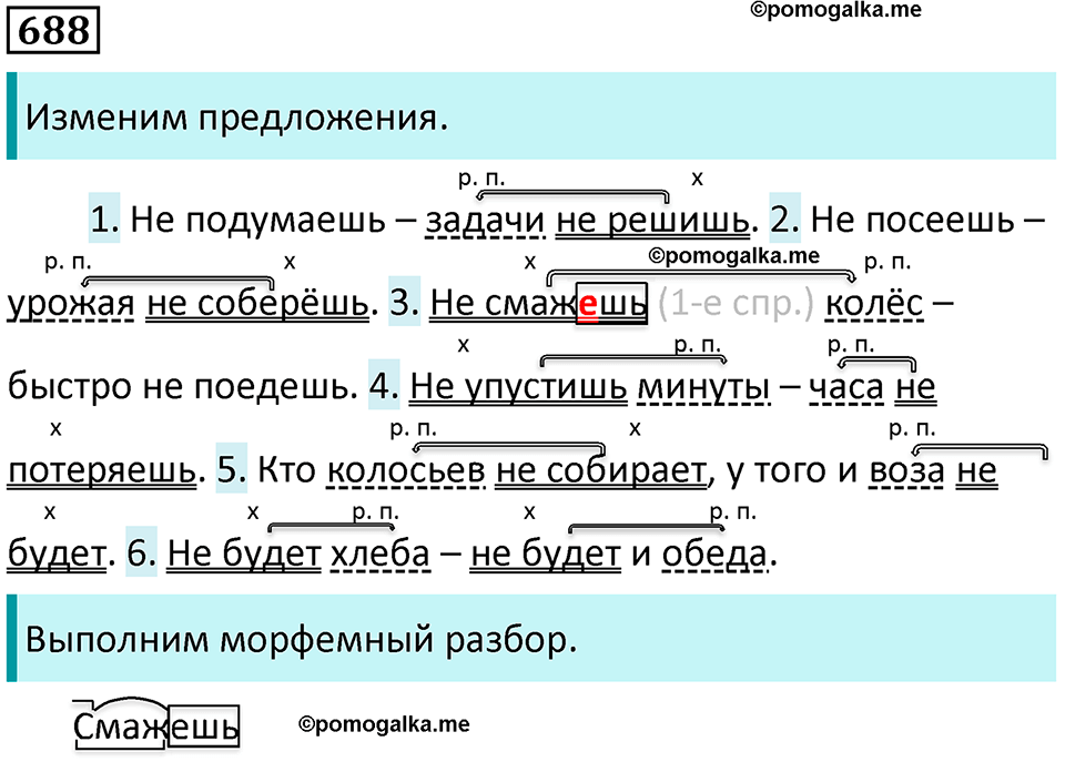 упражнение 688 русский язык 5 класс Ладыженская, Баранов 2023 год