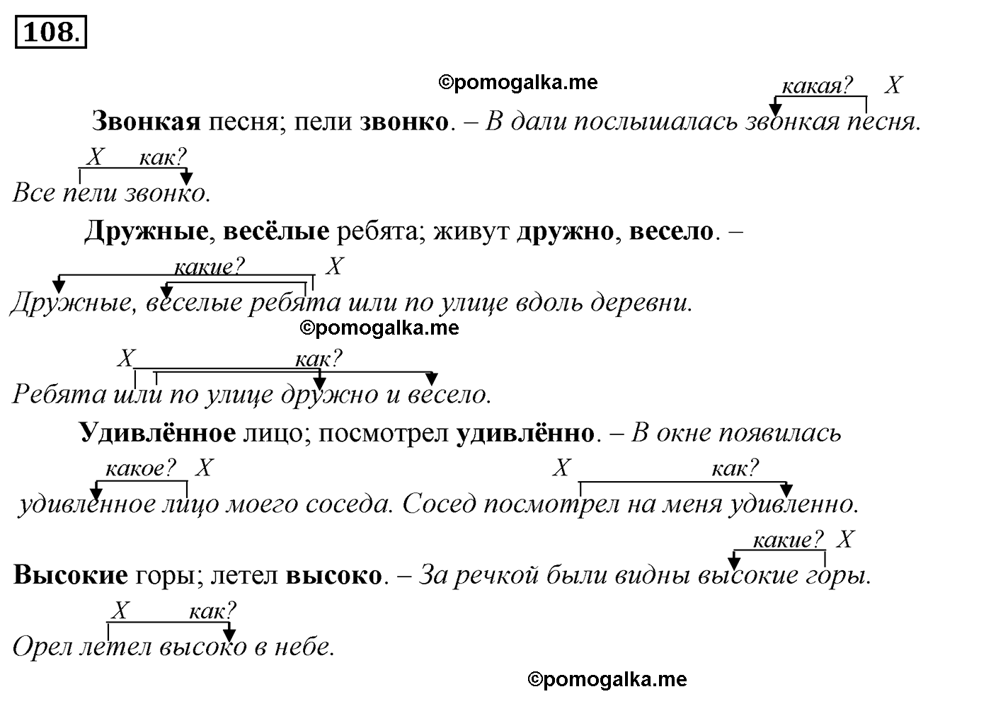 номер 108 русский язык 5 класс Ладыженская, Баранов, Тростенцова 2012 год