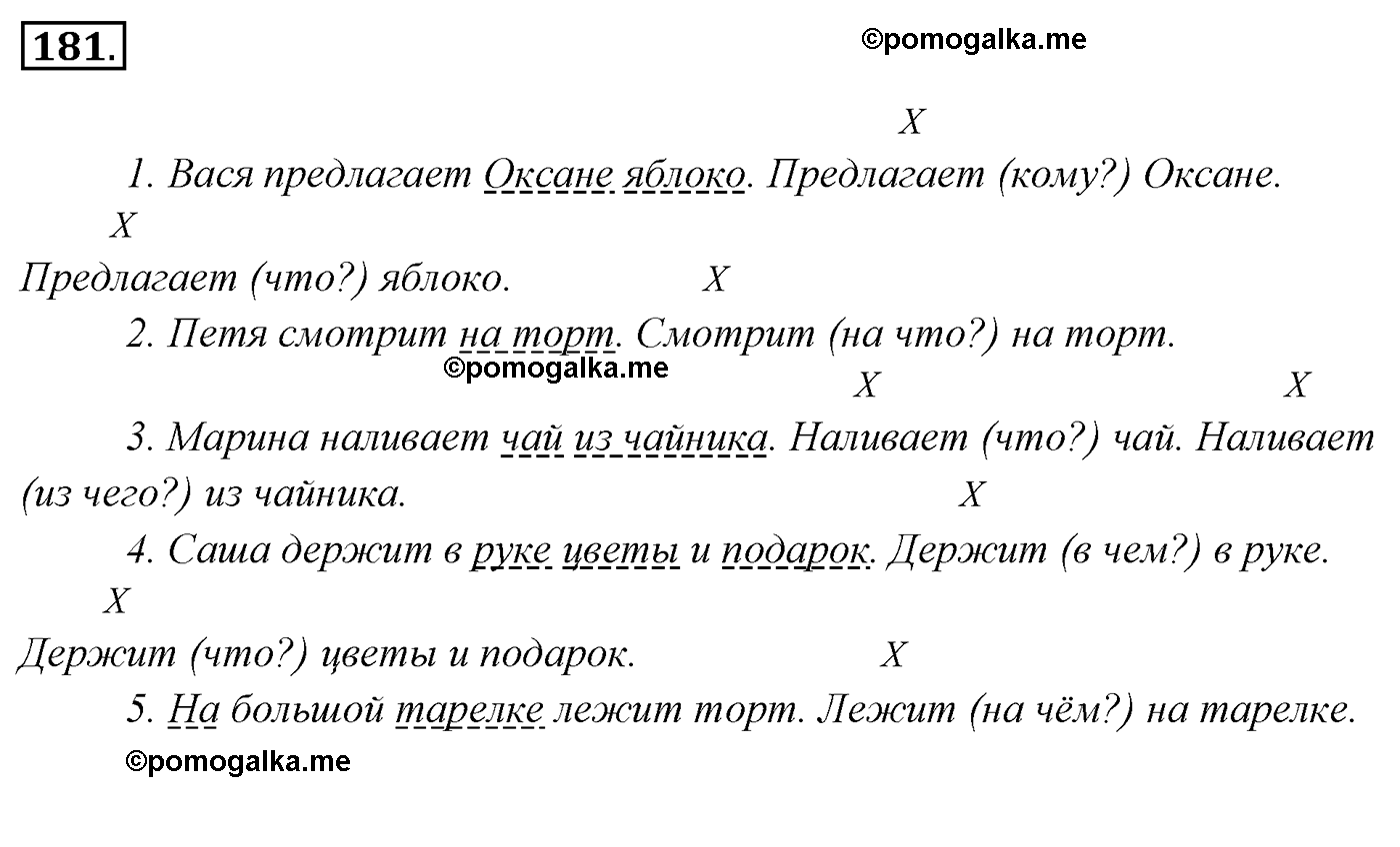 номер 181 русский язык 5 класс Ладыженская, Баранов, Тростенцова 2012 год