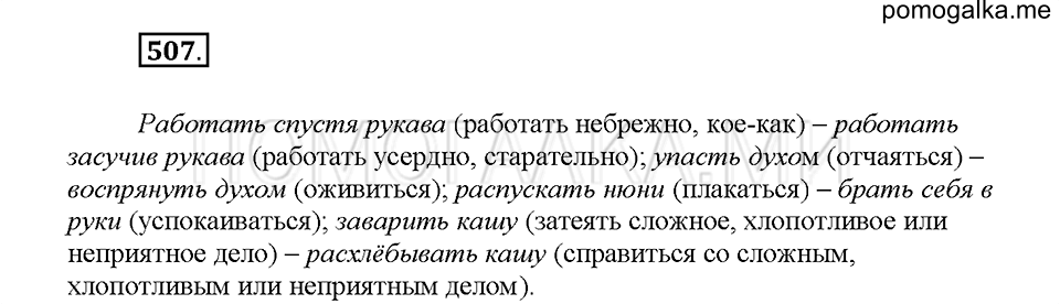 часть 2 страница 49 упражнение 507 русский язык 5 класс Львова учебник 2016 год