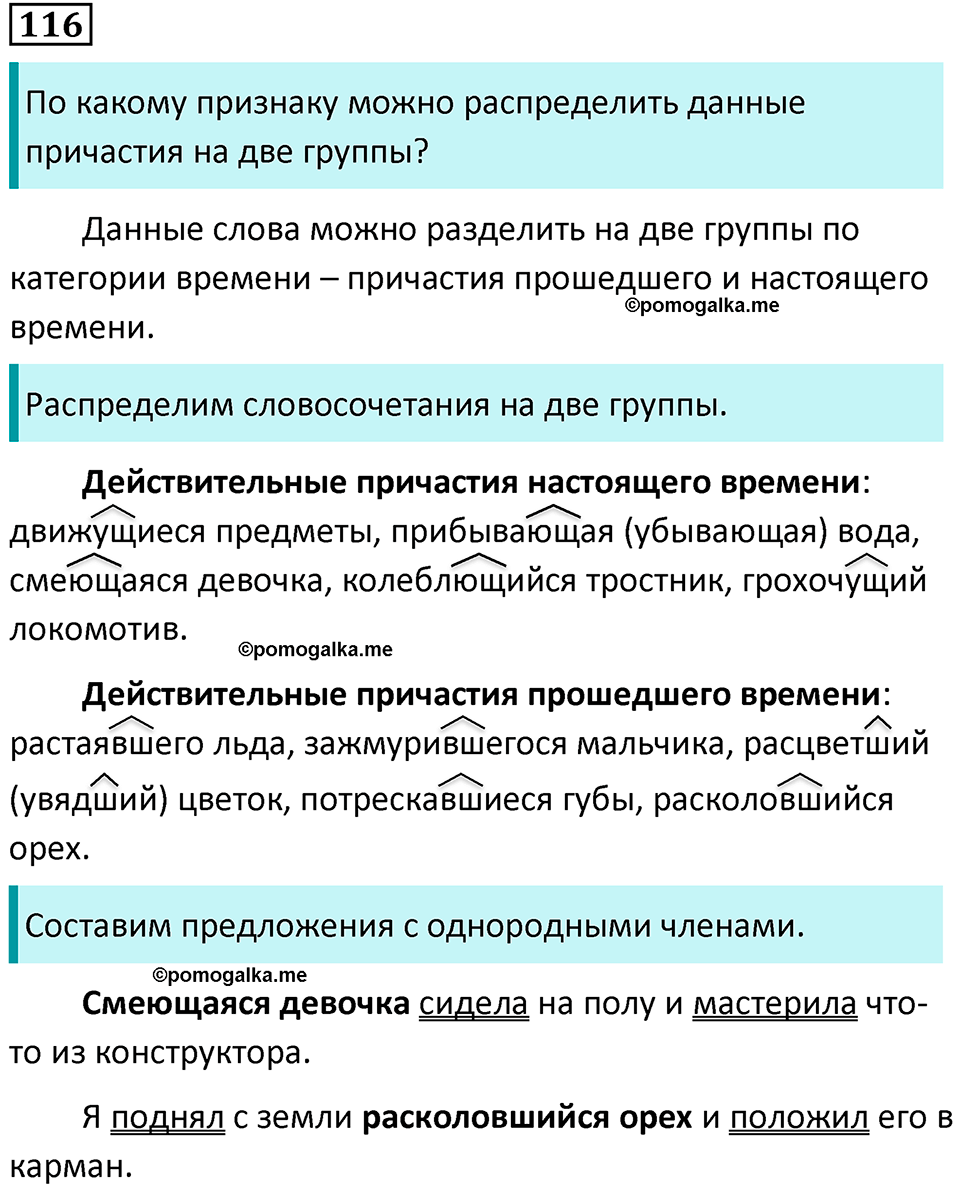страница 63 упражнение 116 русский язык 7 класс Баранов, Ладыженская 2021-2022 год