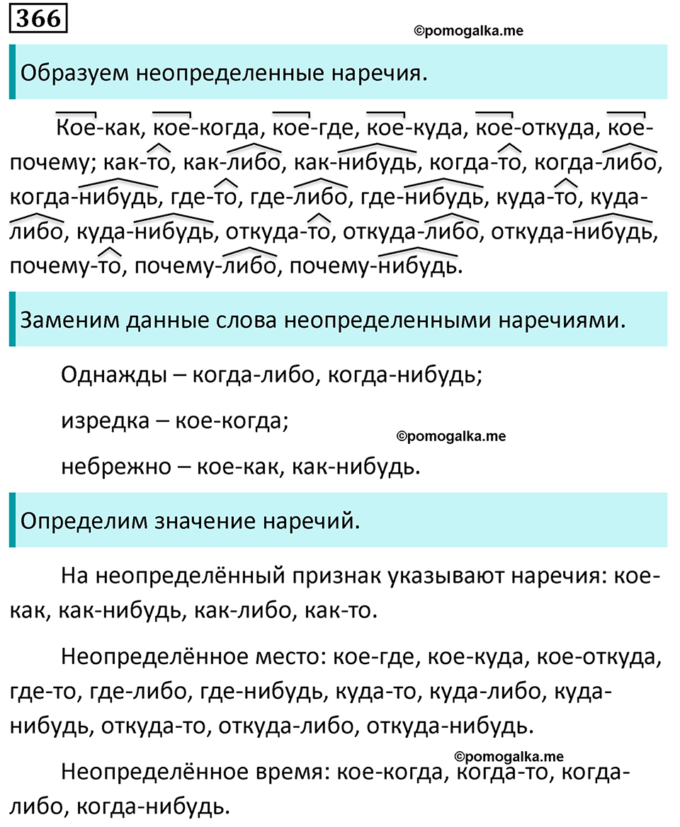 страница 211 упражнение 366 русский язык 7 класс Баранов, Ладыженская 2023 год
