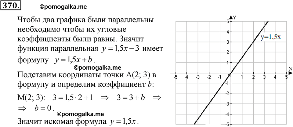 задача №370 алгебра 7 класс Макарычев