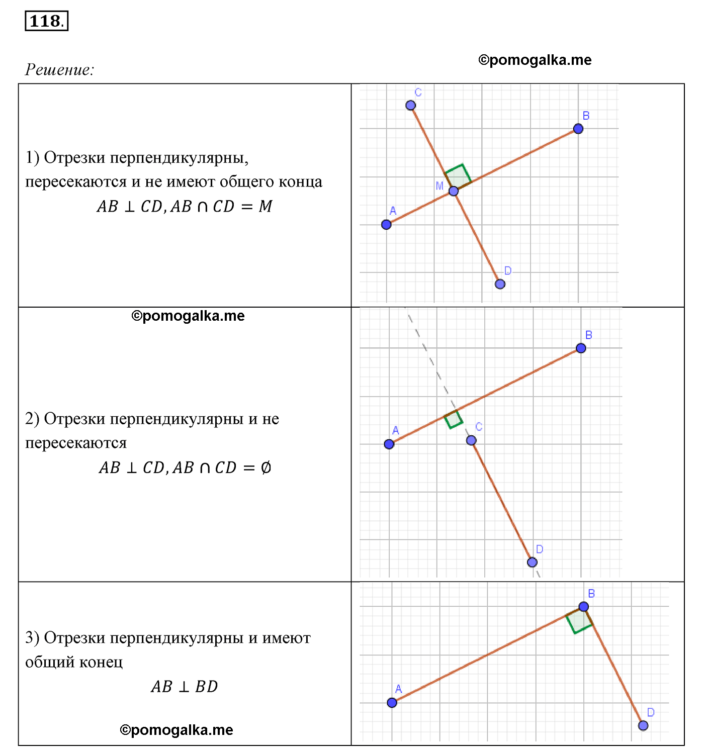 страница 37 номер 118 геометрия 7 класс Мерзляк 2015 год