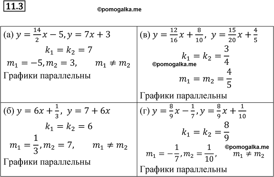 страница 60 номер 11.3 алгебра 7 класс Мордкович 2021 год
