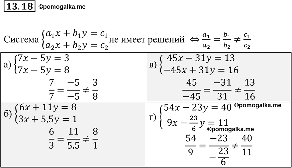 страница 70 номер 13.18 алгебра 7 класс Мордкович 2021 год