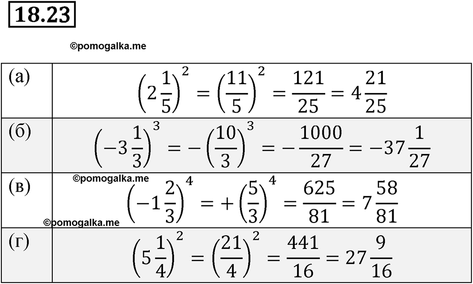 страница 93 номер 18.23 алгебра 7 класс Мордкович 2021 год