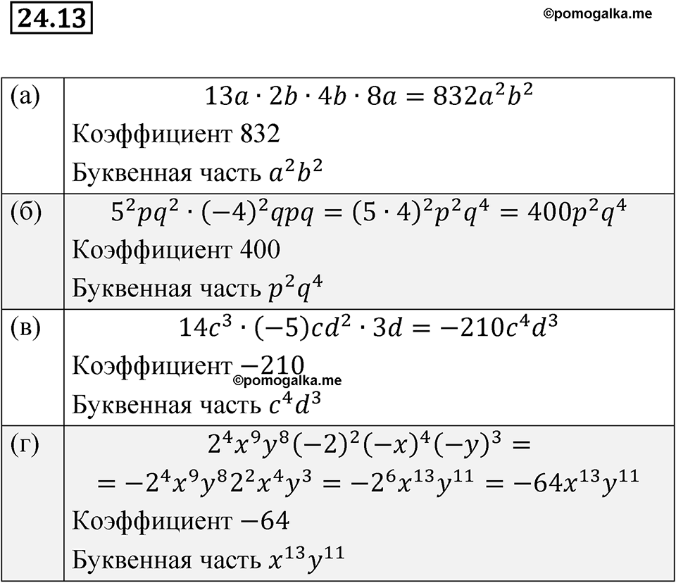 страница 113 номер 24.13 алгебра 7 класс Мордкович 2021 год