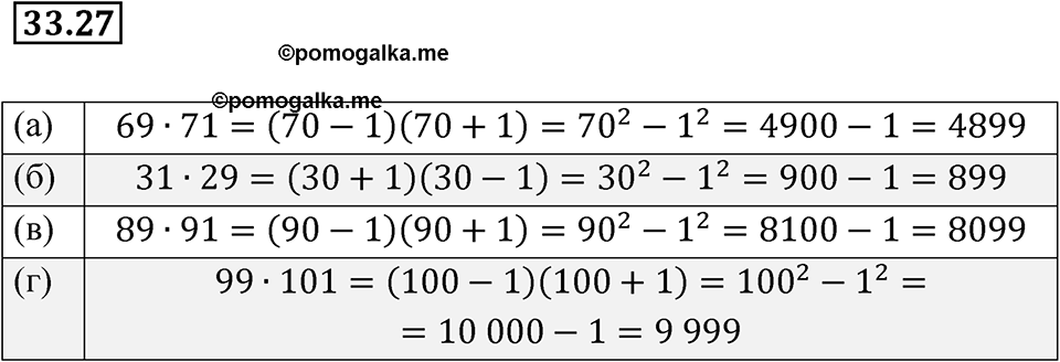 страница 147 номер 33.27 алгебра 7 класс Мордкович 2021 год