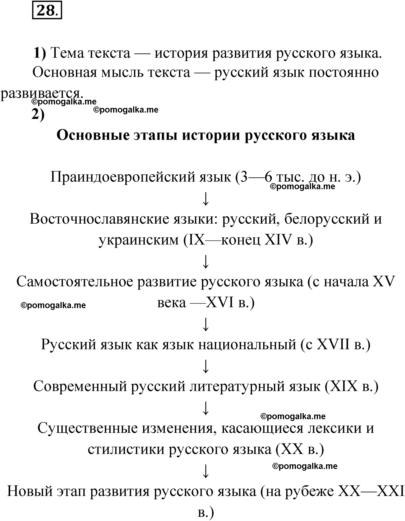 страница 25 упражнение 28 русский язык 9 класс Александрова 2022