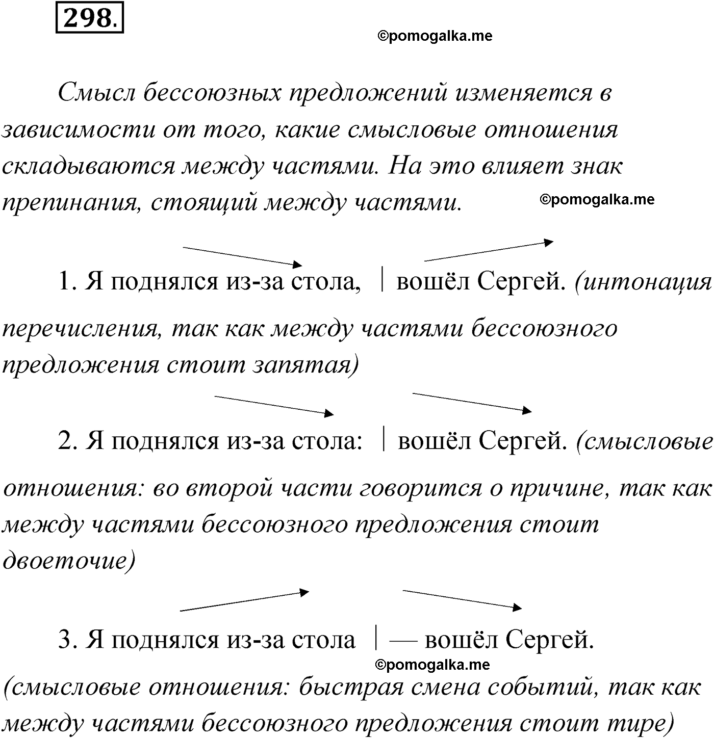 упражнение №298 русский язык 9 класс Мурина 2019 год