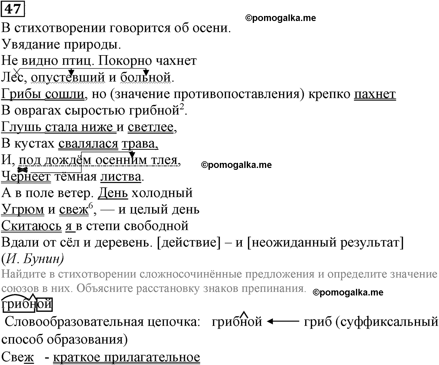 упражнение №47 русский язык 9 класс Пичугов