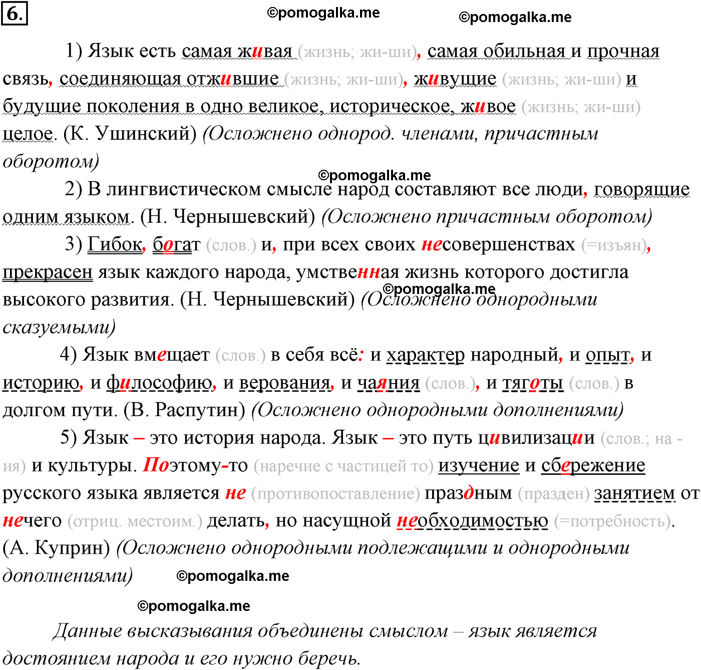 упражнение №6 русский язык 9 класс Разумовская