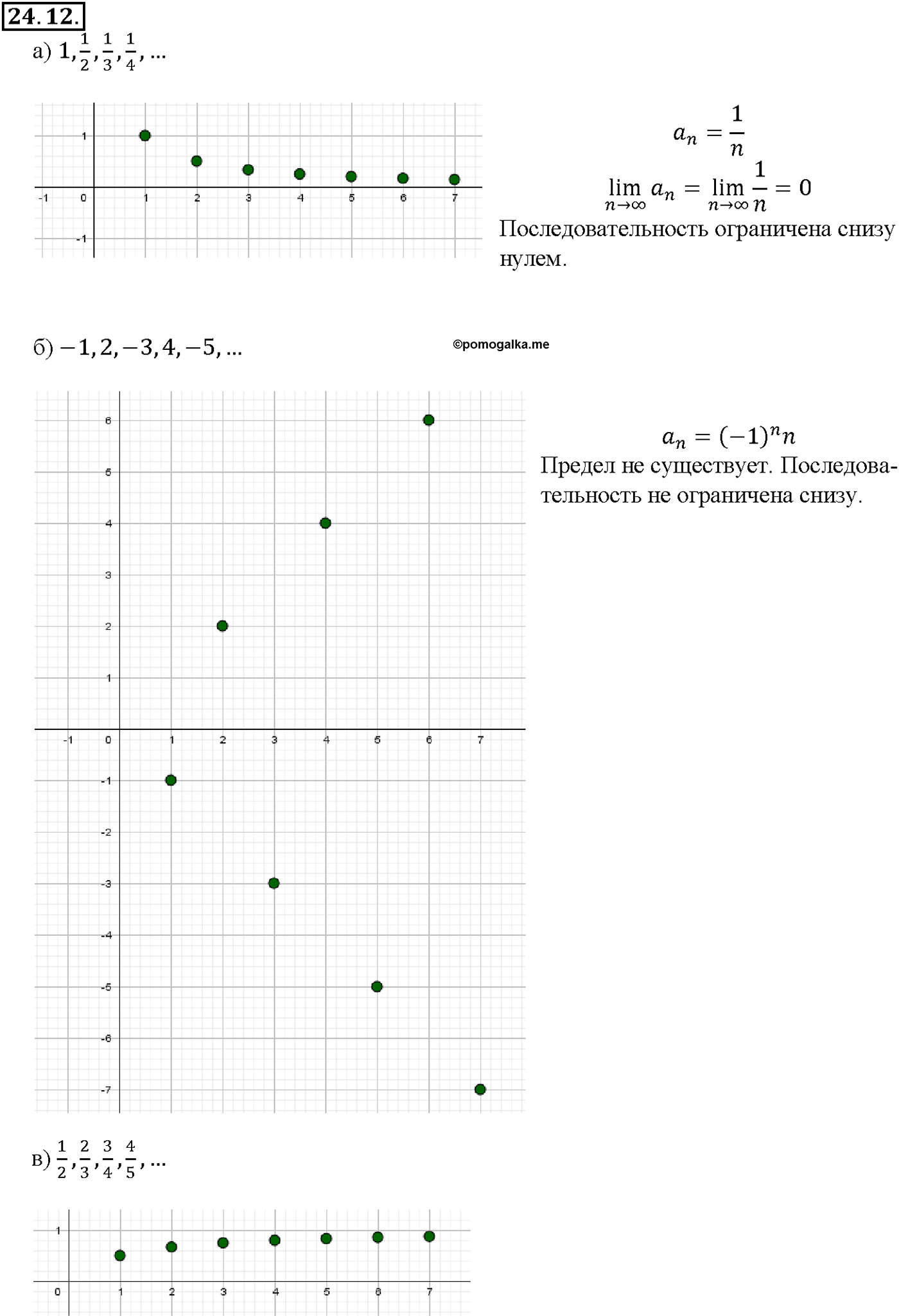 задача №24.12 алгебра 10-11 класс Мордкович