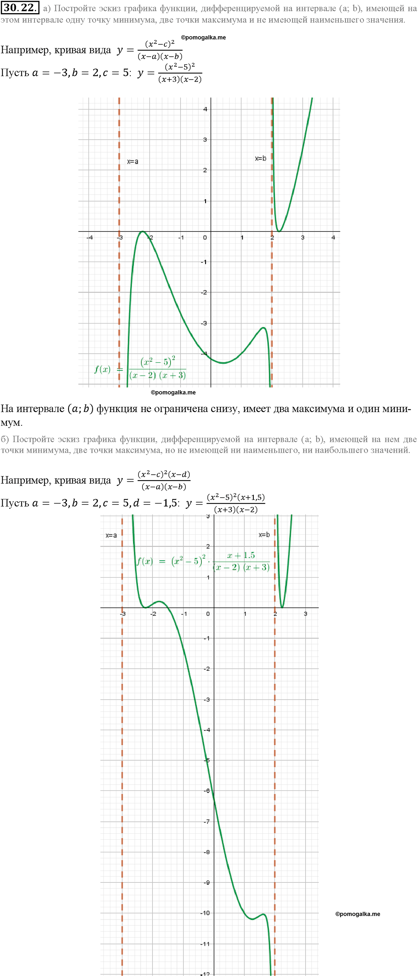 задача №30.22 алгебра 10-11 класс Мордкович