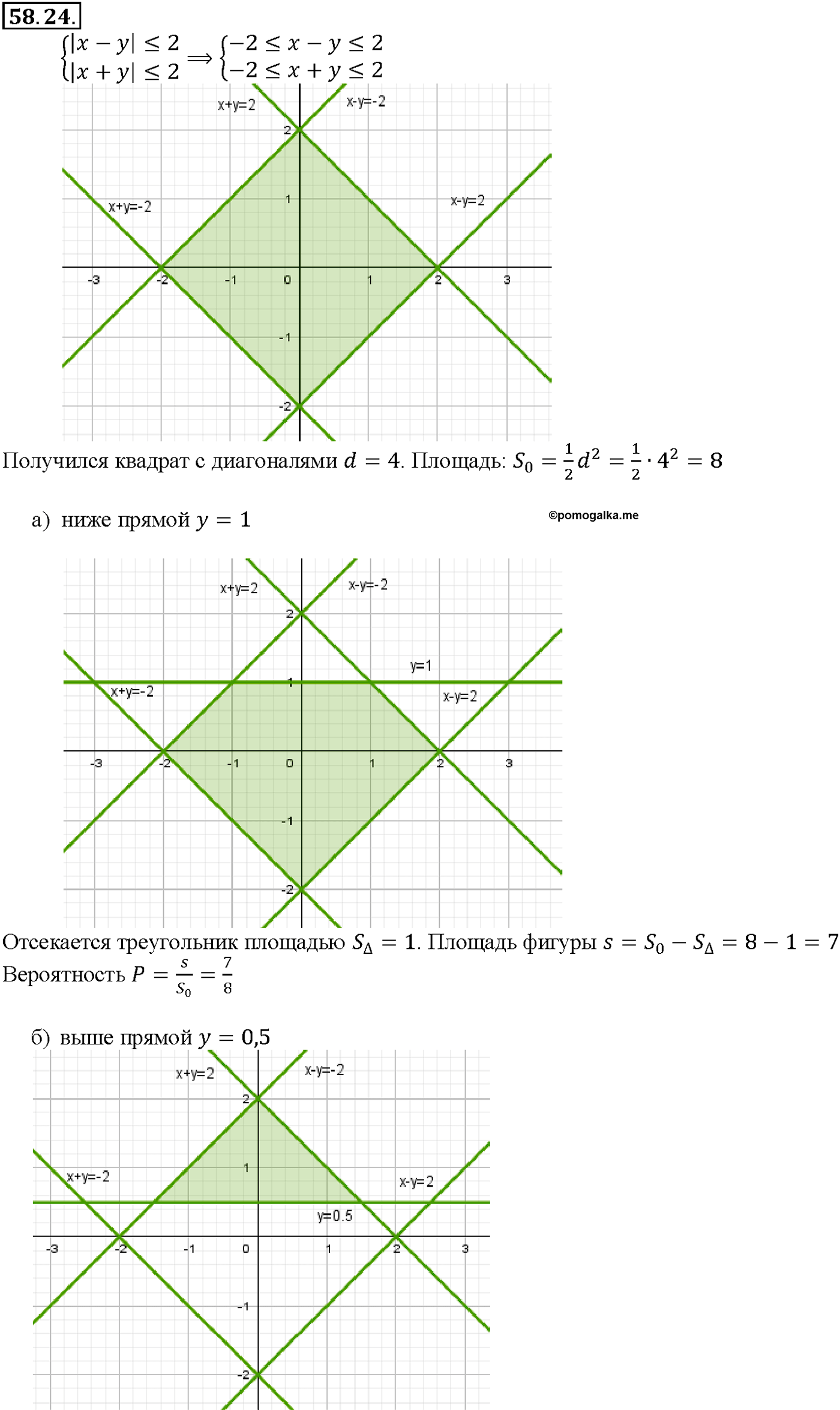 задача №58.24 алгебра 10-11 класс Мордкович