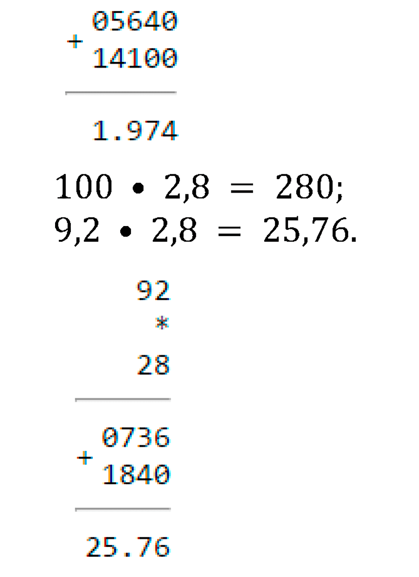Математика 1400