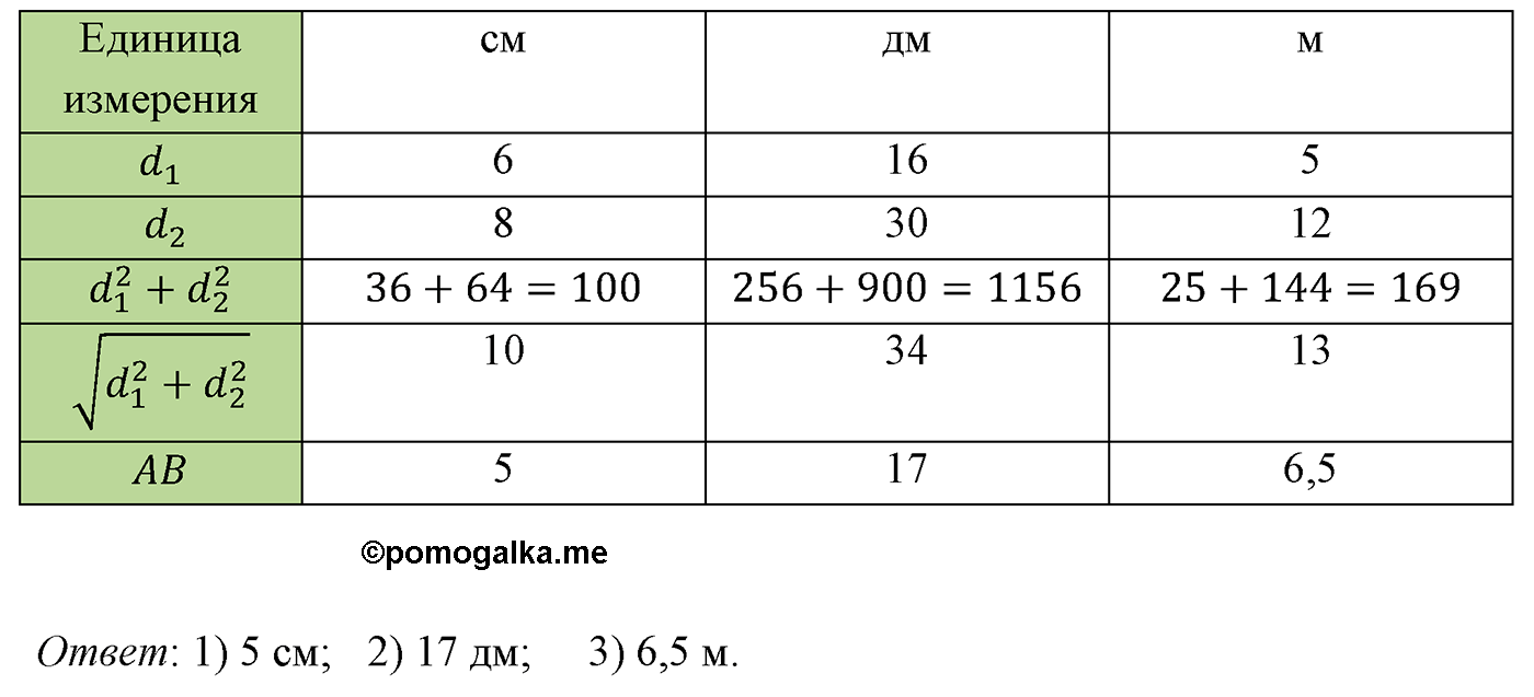 Параграф 7 Номер №6 геометрия 8 класс Погорелов