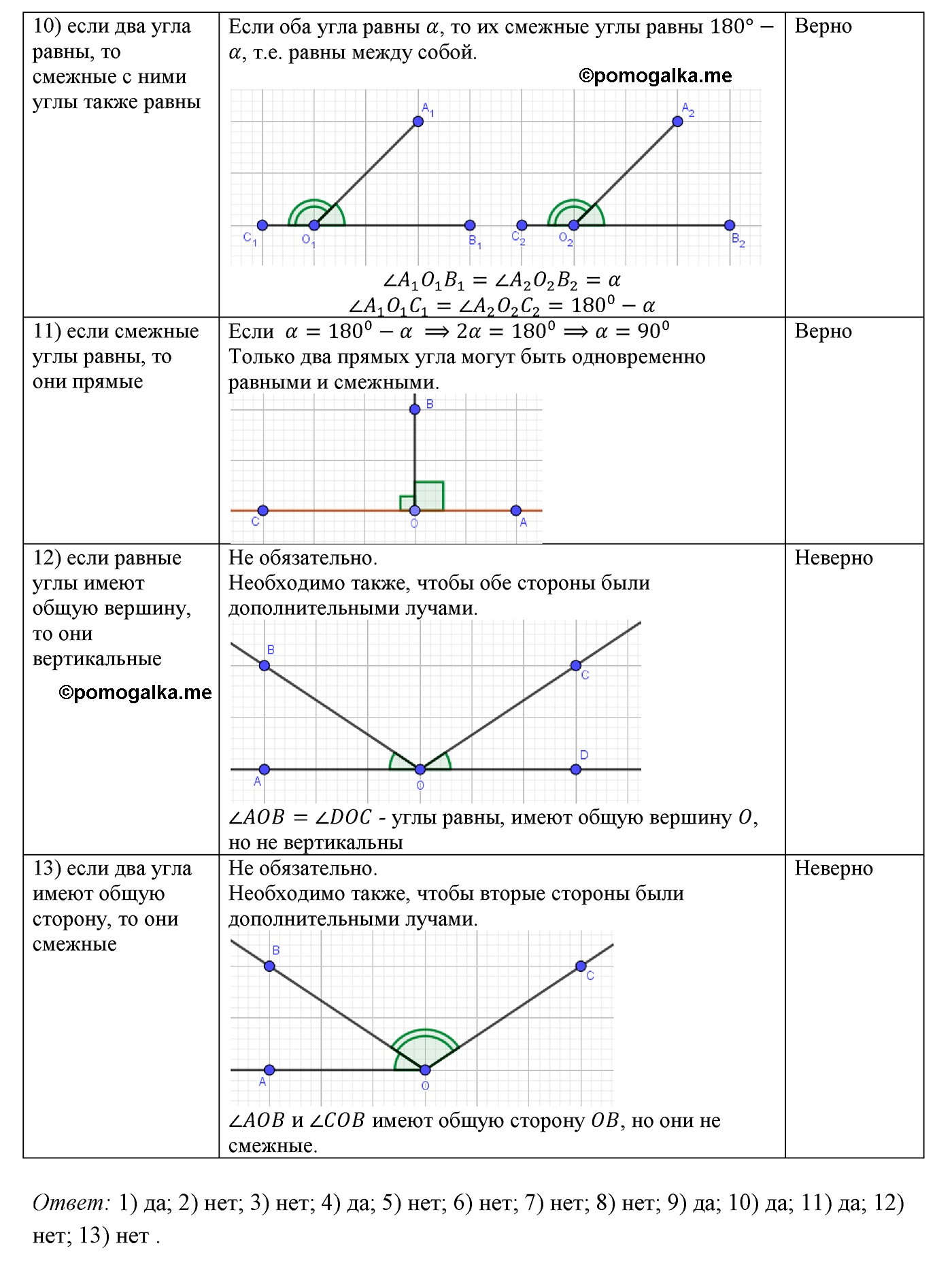 страница 32 номер 99 геометрия 7 класс Мерзляк 2015 год