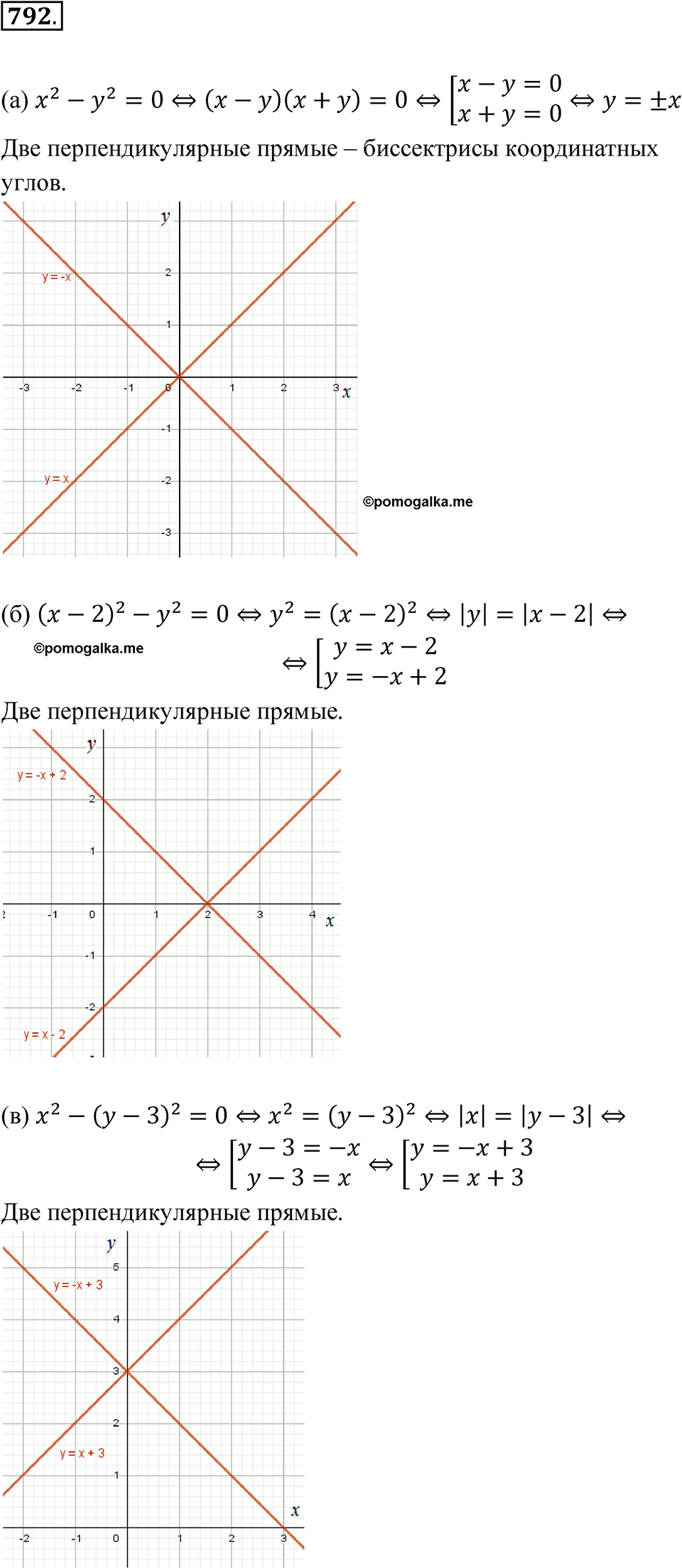 Номер 792 - ГДЗ по алгебре 8 класс Никольский, Потапов с ответом и решением