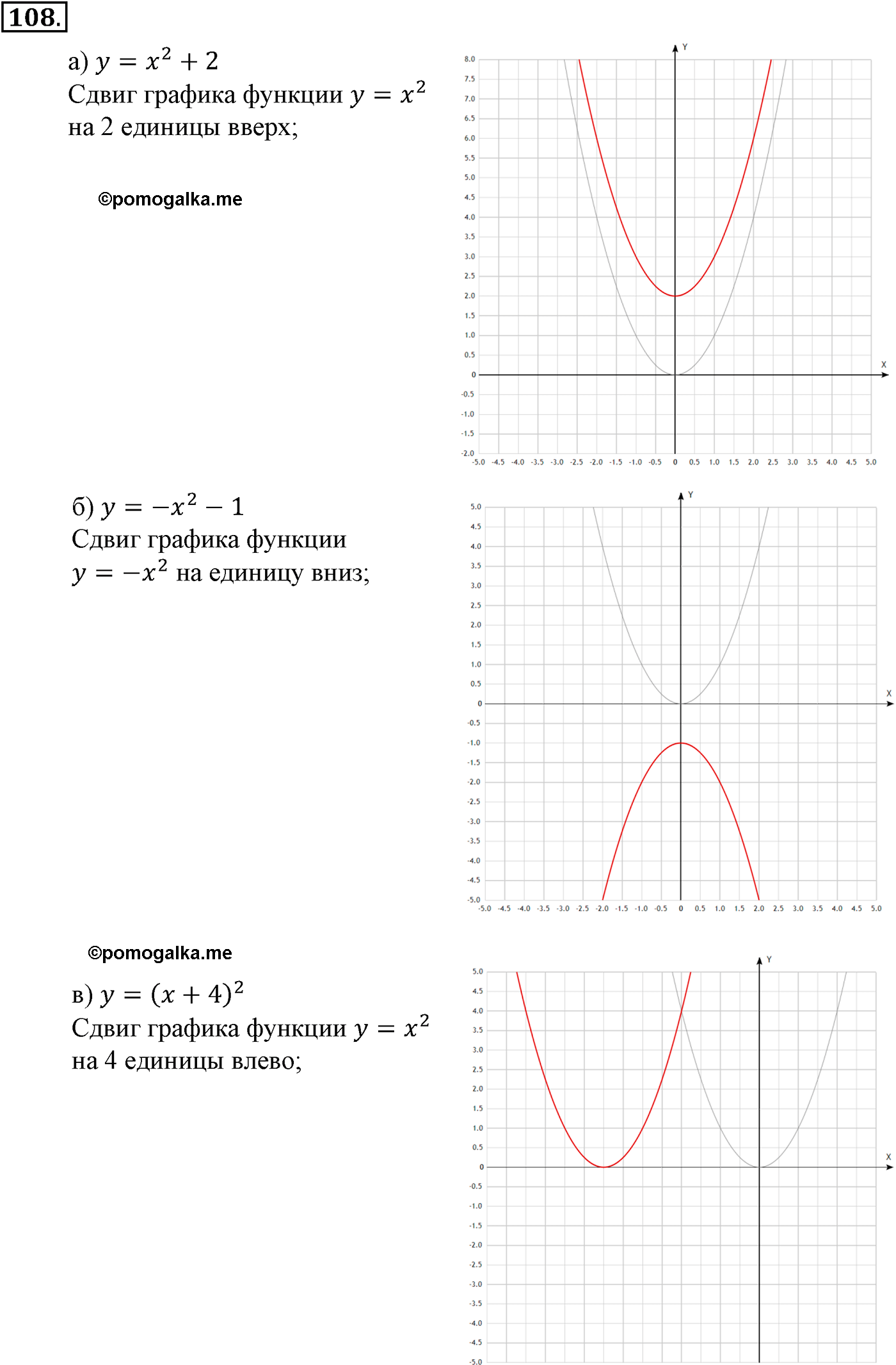 страница 39 задача 108 алгебра 9 класс Макарычев учебник 2014 год