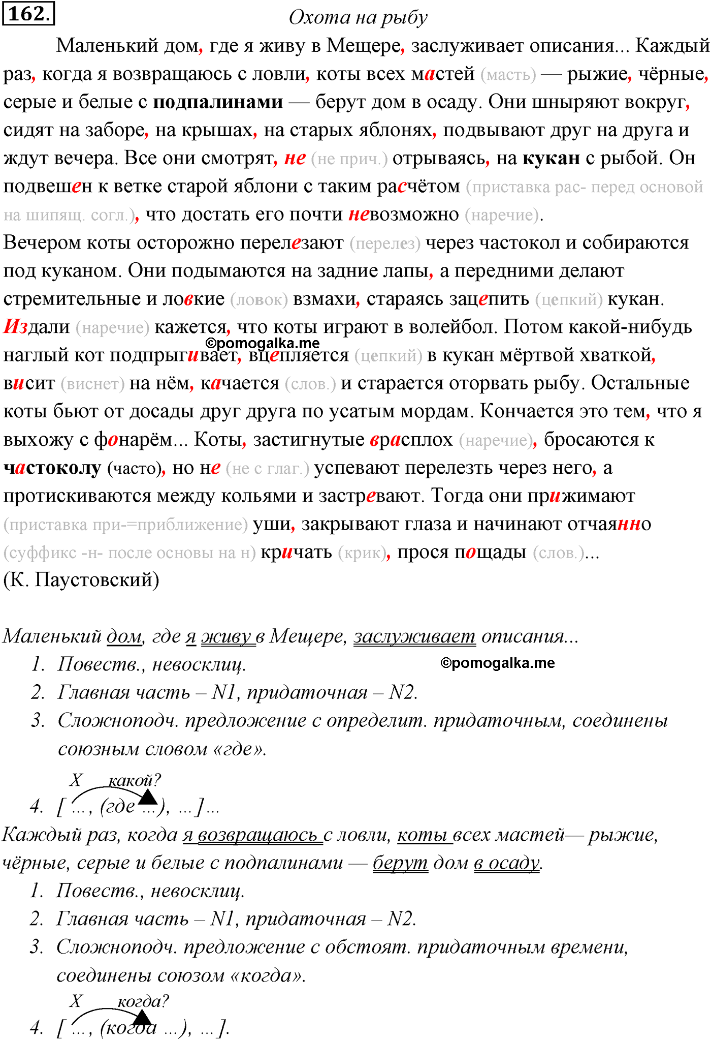 страница 117 номер 162 русский язык 9 класс Разумовская 2011 год
