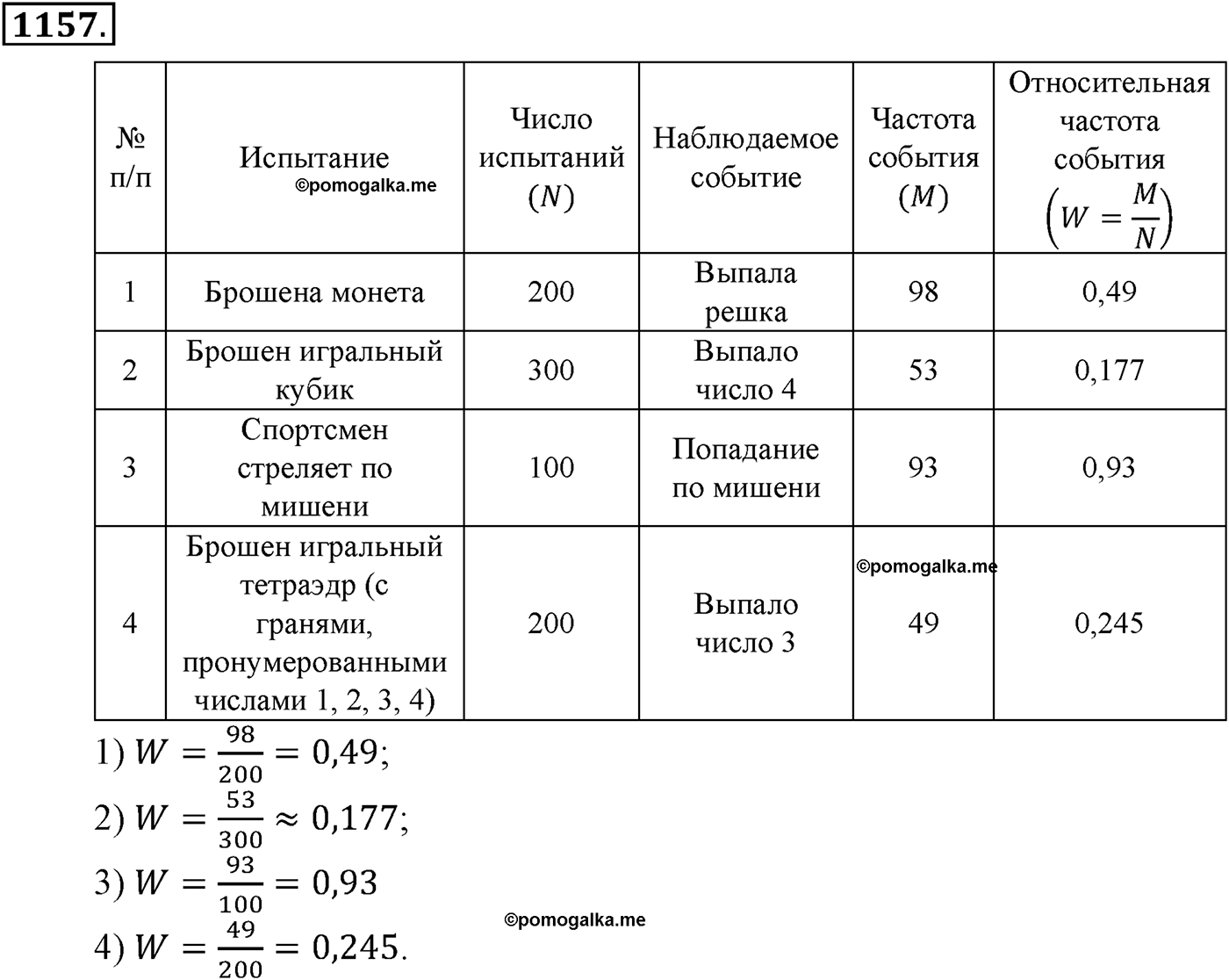 разбор задачи №1157 по алгебре за 10-11 класс из учебника Алимова, Колягина