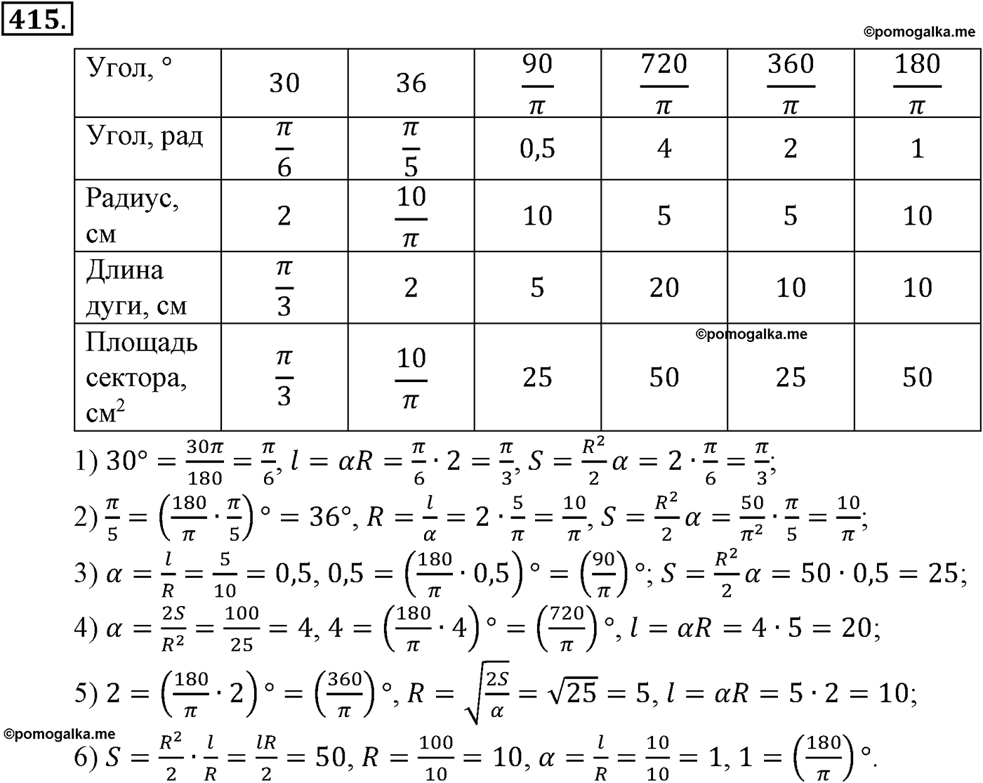 разбор задачи №415 по алгебре за 10-11 класс из учебника Алимова, Колягина