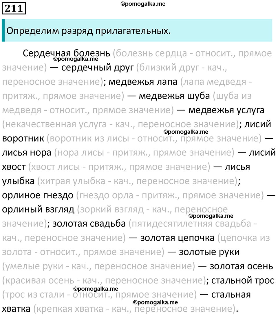 часть 1 страница 201 упражнение 211 русский язык 10-11 класс Гольцова 2022 год