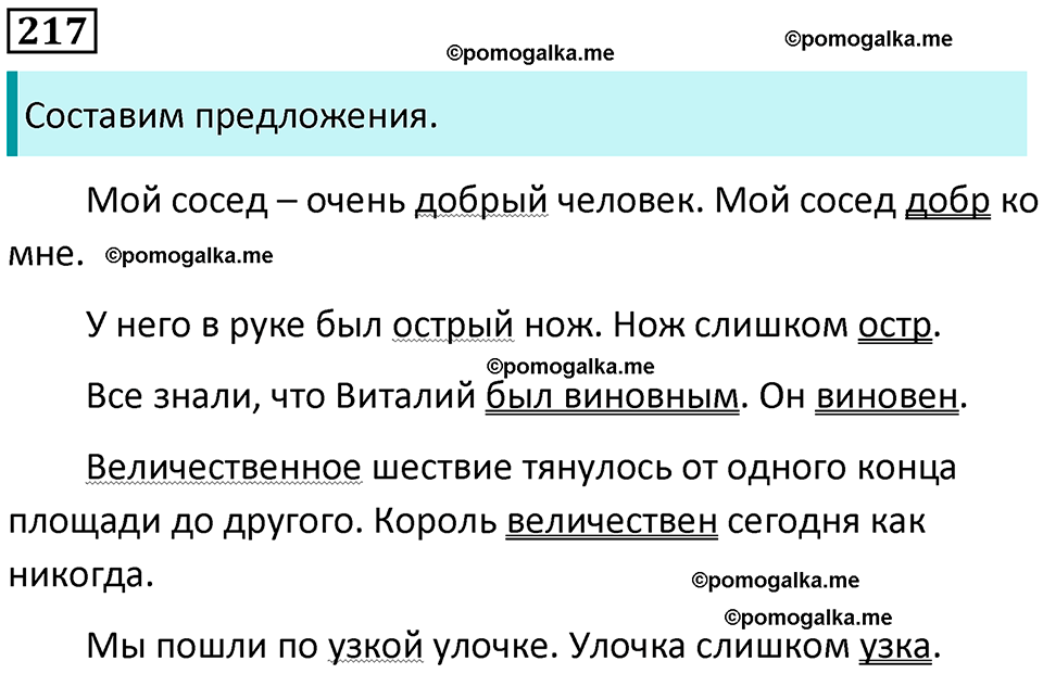 часть 1 страница 205 упражнение 217 русский язык 10-11 класс Гольцова 2022 год