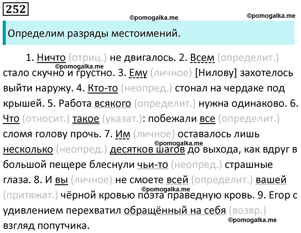 часть 1 страница 238 упражнение 252 русский язык 10-11 класс Гольцова 2022 год