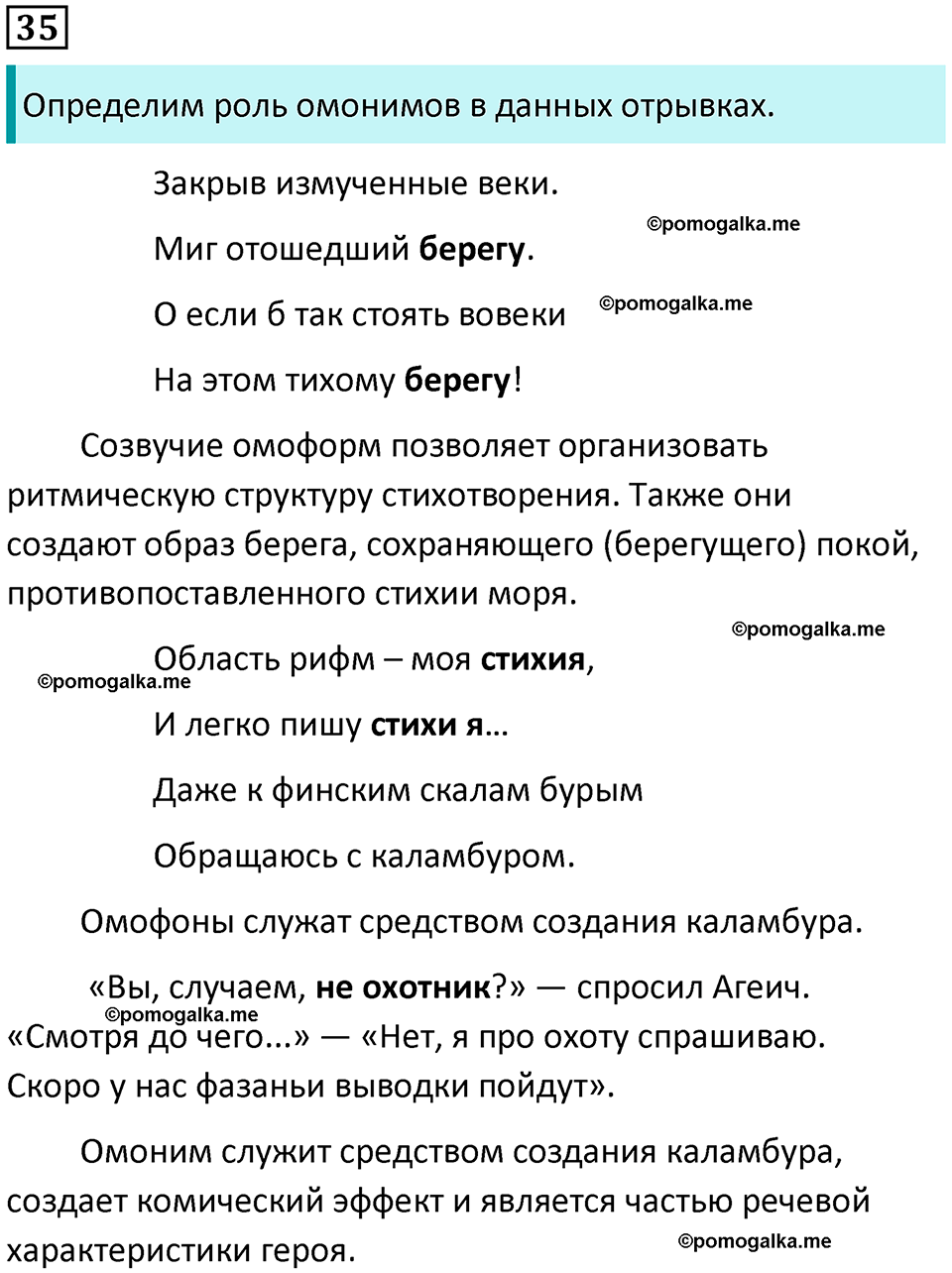 часть 1 страница 41 упражнение 35 русский язык 10-11 класс Гольцова 2022 год